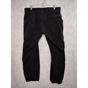 𝅺5.11 Tactical Womens Cargo Pants Size 18 Black Cotton blend Straight high rise